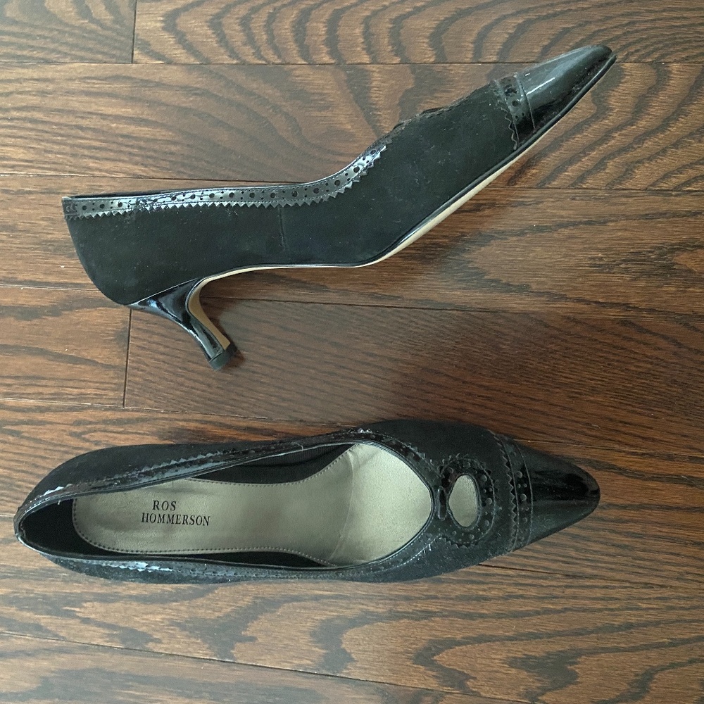 Ross Hommerson genuine suede Heel - size 8.5